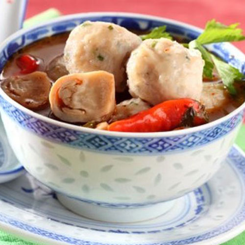 Bakso Siram Sup Tom Yam