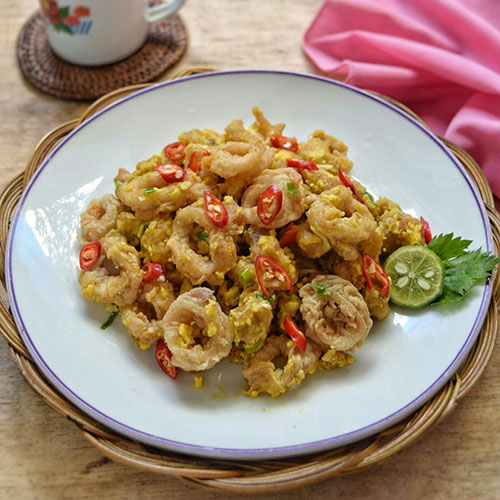 Cumi Telur Asin