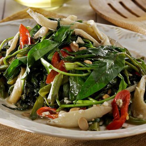 Kangkung Tumis Jamur