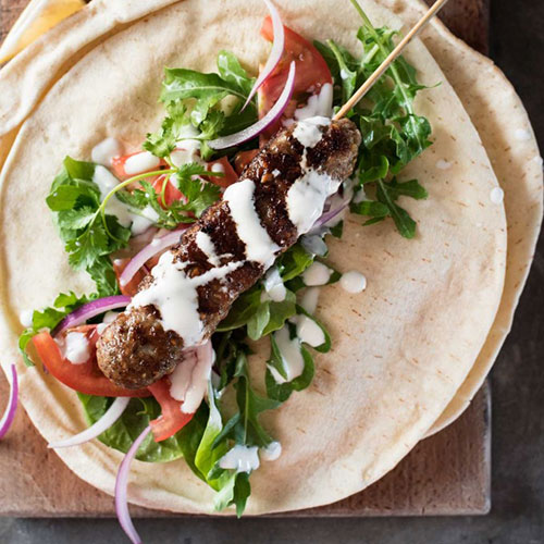 Kebab Kambing Saus Lemon