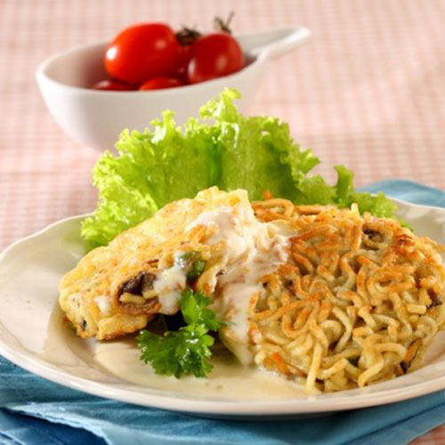 Mie Telur Keju