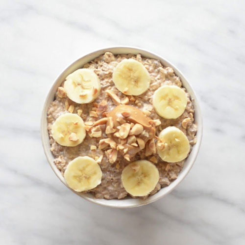 Oatmeal Pisang Cokelat