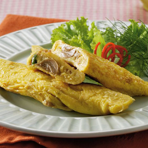 Omelet Jamur Tuna