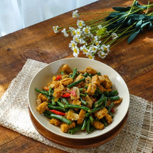 Orak Arik Jamur Kacang Panjang