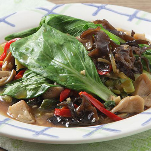 Pokcoy Jamur Pedas