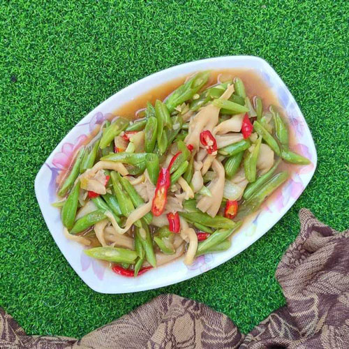 Tumis Buncis Jamur